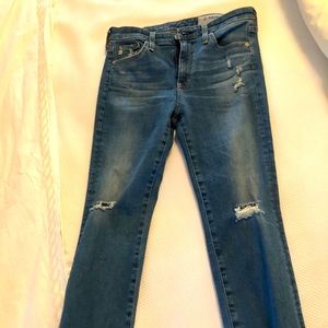 AG cropped bootleg jeans.  Size 27.   Barely worn